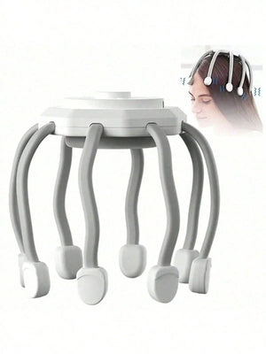 Ultra Scalp Massager – 8-Frequency Vibration, 3 Modes, 360° Portable Rechargeable Relaxation Device