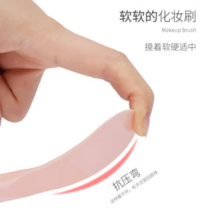 Silicone Facial Mask Brush with Scraper – Soft Head DIY Skincare Tool