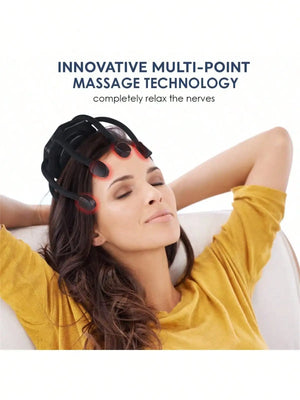 Ultra Scalp Massager – 8-Frequency Vibration, 3 Modes, 360° Portable Rechargeable Relaxation Device