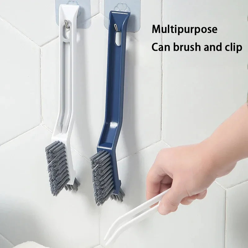 2-in-1 Corner & Gap Cleaning Brush – Multipurpose Tile, Floor & Groove Cleaner