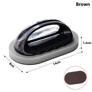 Magic Emery Sponge Brush – Heavy-Duty Rust & Stain Remover with Handle