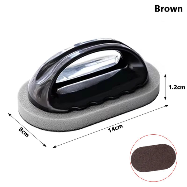 Magic Emery Sponge Brush – Heavy-Duty Rust & Stain Remover with Handle