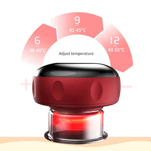 Electric Cupping Therapy Massager – Rechargeable Vacuum Slimming & Pain Relief Device