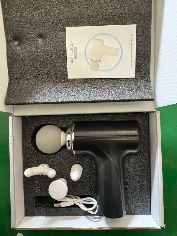 Portable Massage Gun with LED Display – Deep Tissue Percussion Massager