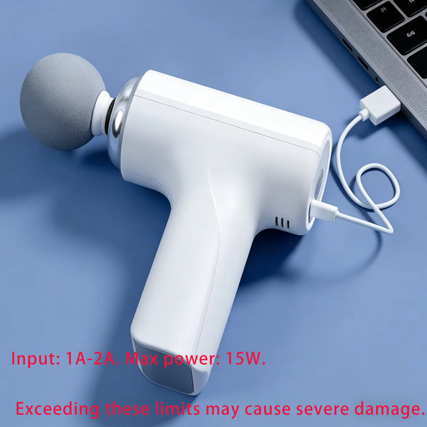 Portable Massage Gun with LED Display – Deep Tissue Percussion Massager