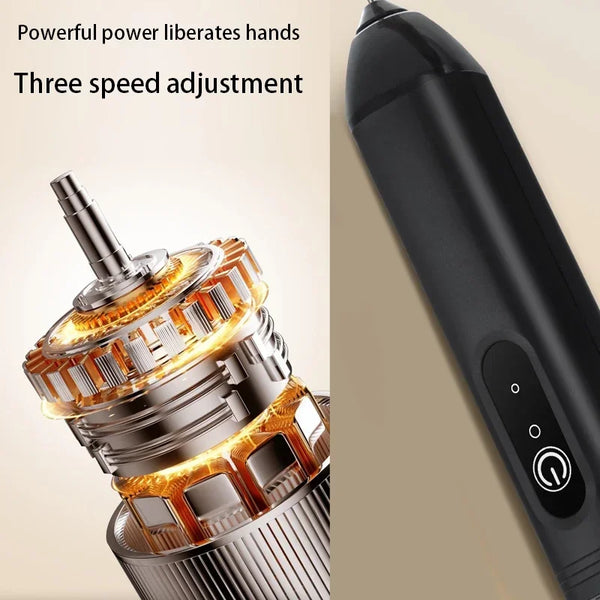 Electric Milk Frother Handheld – Mini Coffee Foam Maker & Egg Beater Mixer