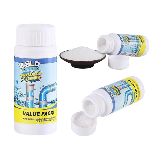 Powerful Sink & Drain Cleaner Powder – Fast-Acting Clog Remover for Kitchen & Bathroo