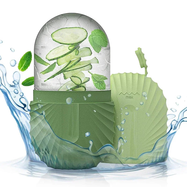 Ice Face Roller Ice Cube Beauty Massage Silicone Tool
