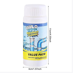 Powerful Sink & Drain Cleaner Powder – Fast-Acting Clog Remover for Kitchen & Bathroo