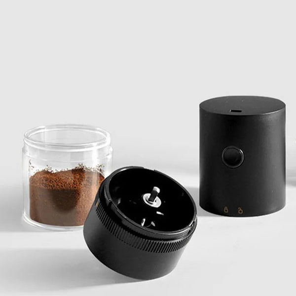 USB Rechargeable Burr Coffee Grinder – Portable Conical Grinder with Adjustable Settings