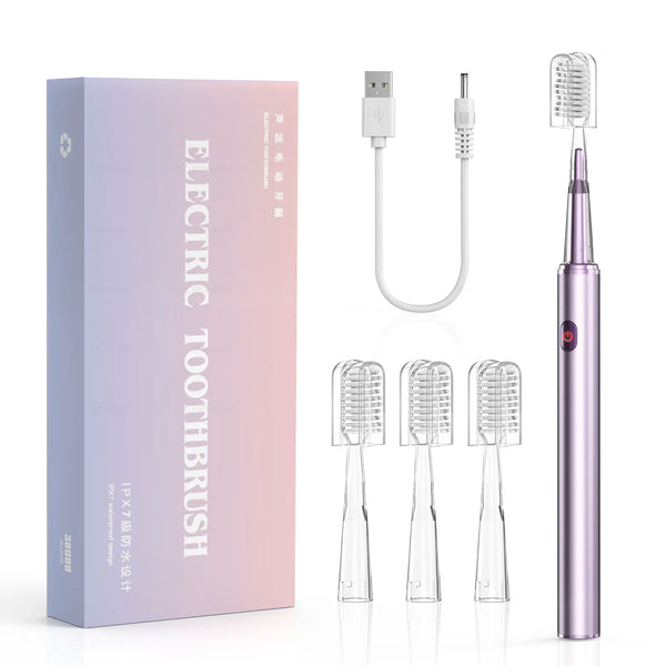 Mornwell Sonic Electric Toothbrush – 4 Modes, 4 Brush Heads, USB Rechargeable