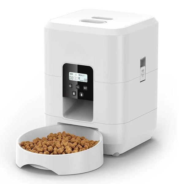 Smart Automatic Pet Feeder – Timed Cat & Dog Food Dispenser with Portion Control