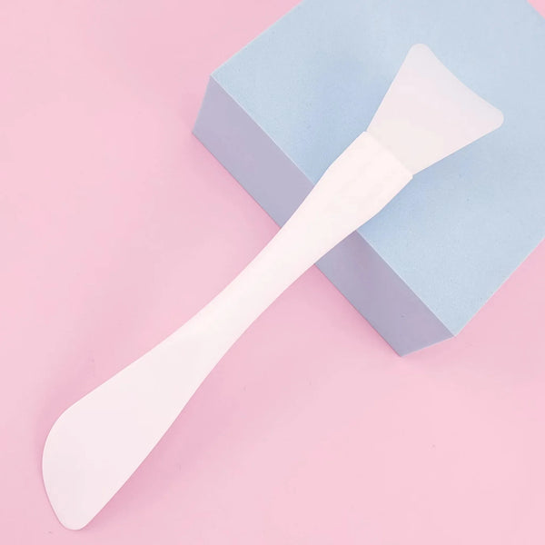 Silicone Facial Mask Brush with Scraper – Soft Head DIY Skincare Tool