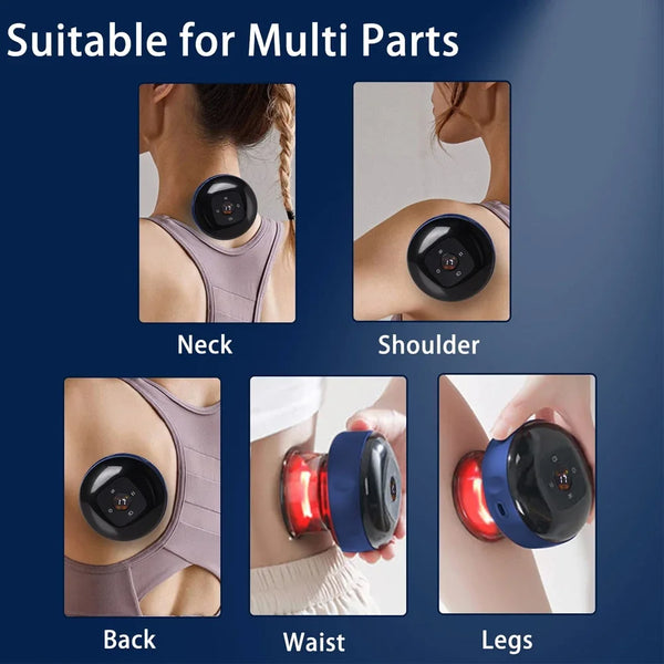 Electric Cupping Therapy Massager – Rechargeable Vacuum Slimming & Pain Relief Device