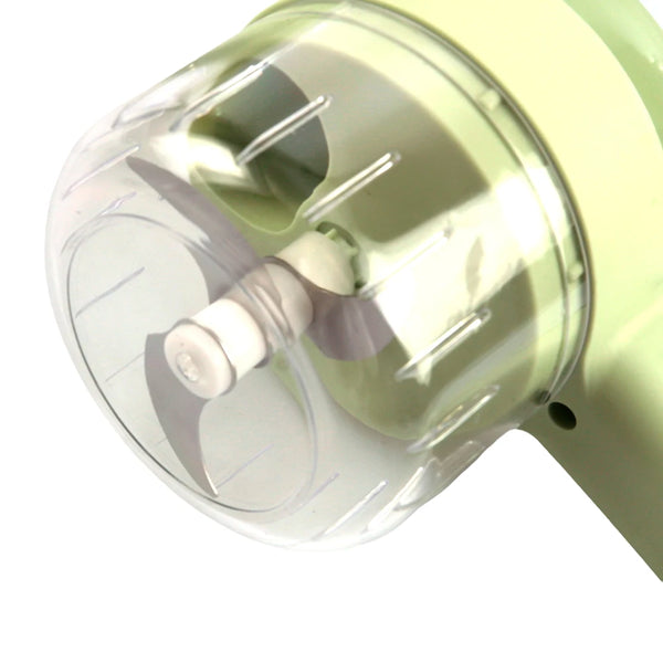 4-in-1 Electric Food Processor – Wireless Vegetable Cutter, Garlic Masher & Handheld Slicer