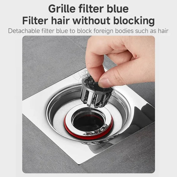 Odor-Proof Floor Drain Valve – Anti-Backflow Sewer Core for Bathroom & Kitchen Drains