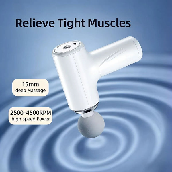 Portable Massage Gun with LED Display – Deep Tissue Percussion Massager