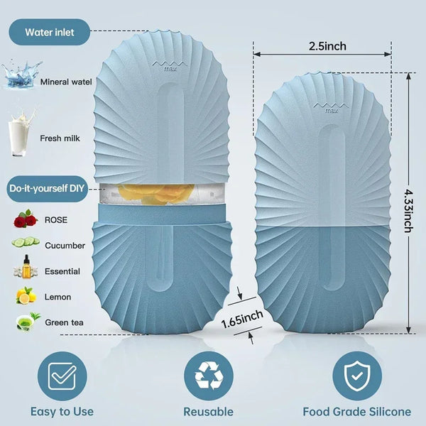 Ice Face Roller Ice Cube Beauty Massage Silicone Tool