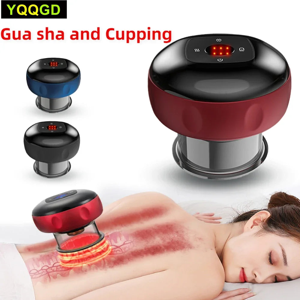 Electric Cupping Therapy Massager – Rechargeable Vacuum Slimming & Pain Relief Device