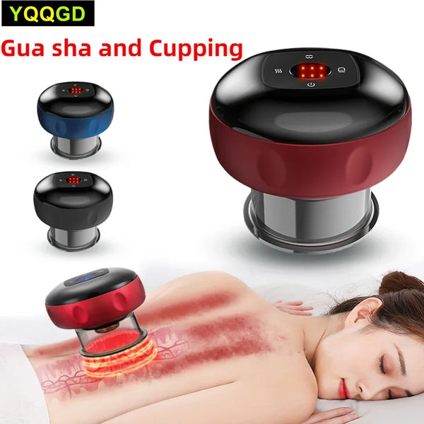 Electric Cupping Therapy Massager – Rechargeable Vacuum Slimming & Pain Relief Device