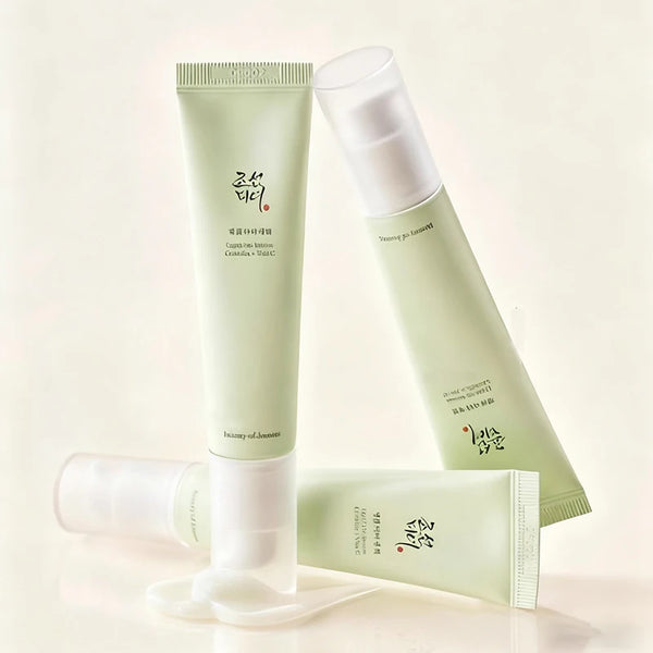 Korean Essence Skincare Set – Brightening, Anti-Aging & Dark Circle Repair