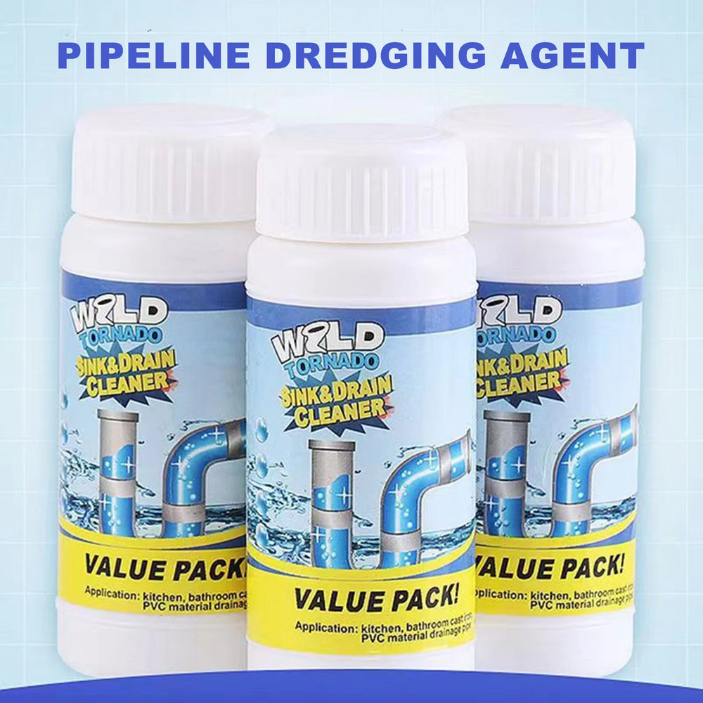 Powerful Sink & Drain Cleaner Powder – Fast-Acting Clog Remover for Kitchen & Bathroo