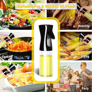 Kitchen Oil Spray Bottle – 100–500ml Olive Oil Mister for Air Fryer, Cooking & Baking
