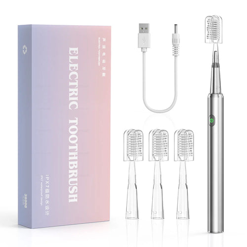 Mornwell Sonic Electric Toothbrush – 4 Modes, 4 Brush Heads, USB Rechargeable