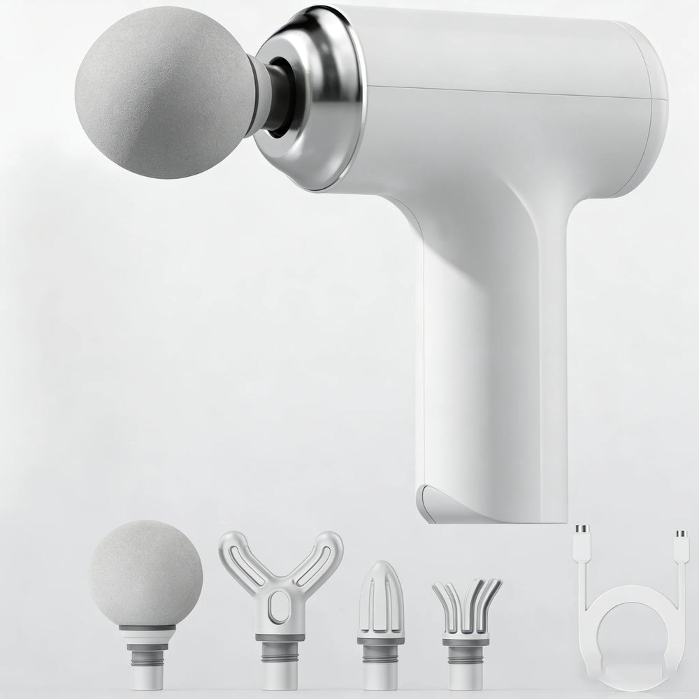 Portable Massage Gun with LED Display – Deep Tissue Percussion Massager