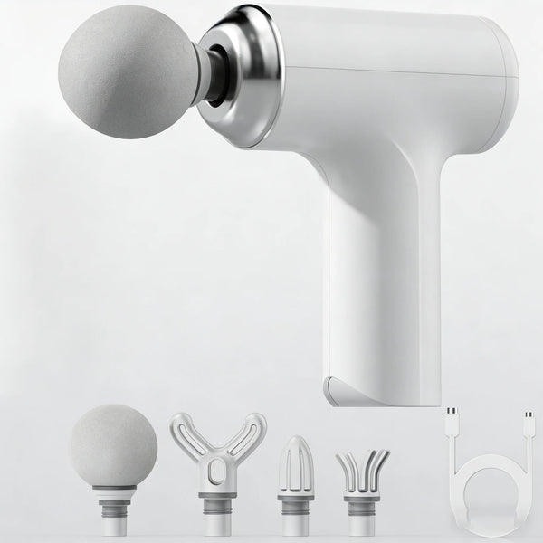 Portable Massage Gun with LED Display – Deep Tissue Percussion Massager