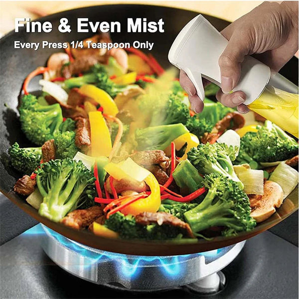 Kitchen Oil Spray Bottle – 100–500ml Olive Oil Mister for Air Fryer, Cooking & Baking